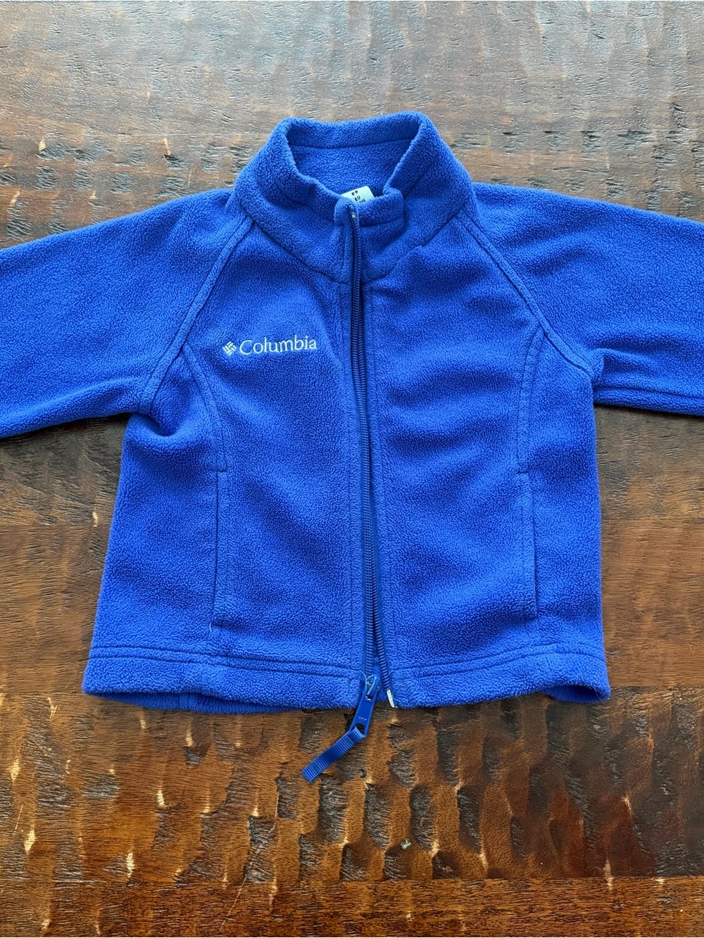 Columbia Purple Fleece Jacket with Logo Tag